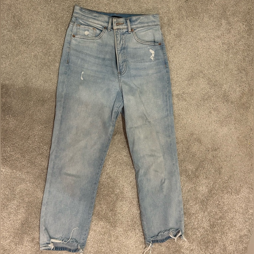 Straight leg jeans